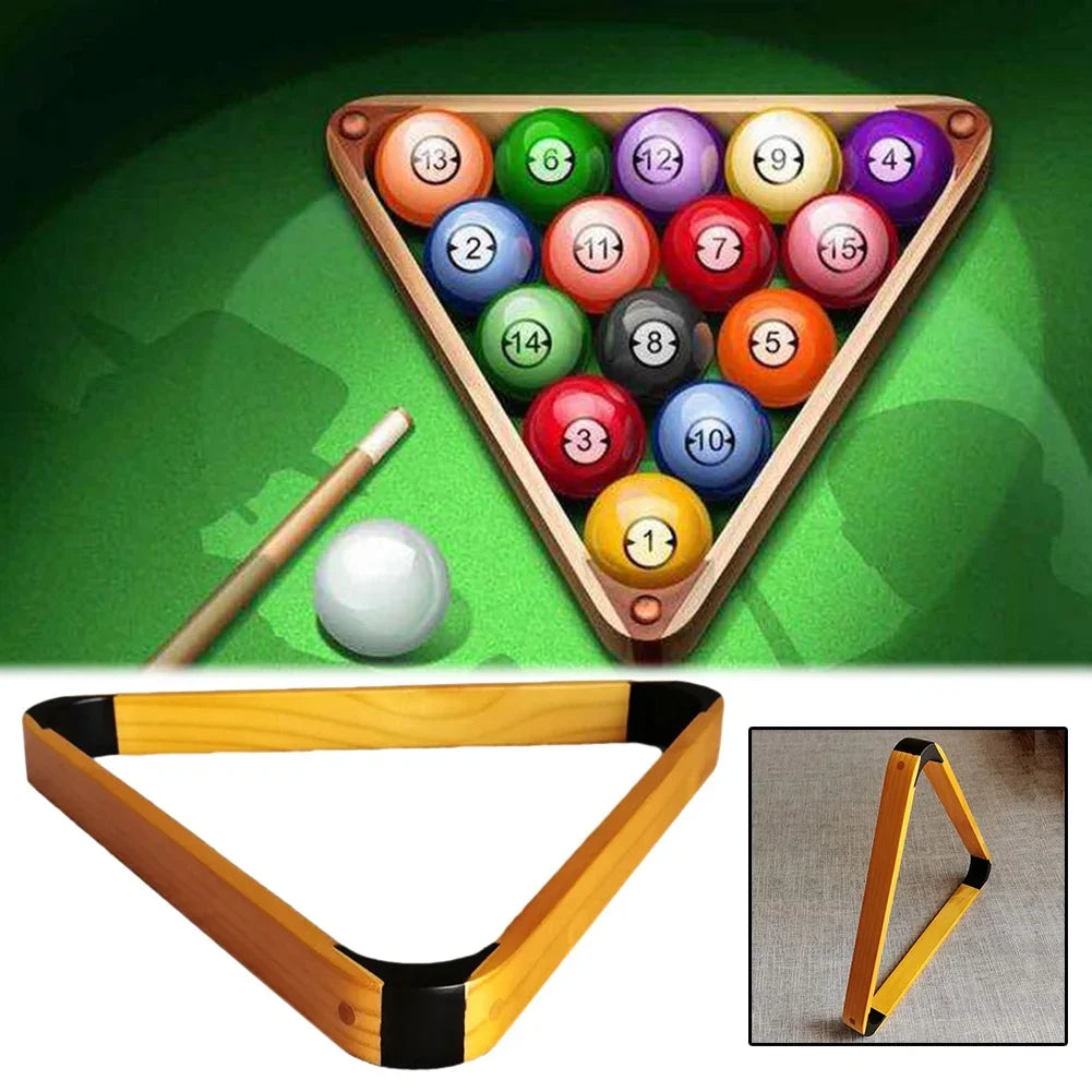 Wood Billiard Triangle Billiards 8 Ball Wooden Tripod 2-1/4 Billiard Accessories 57.2MM For Billiard Accessories