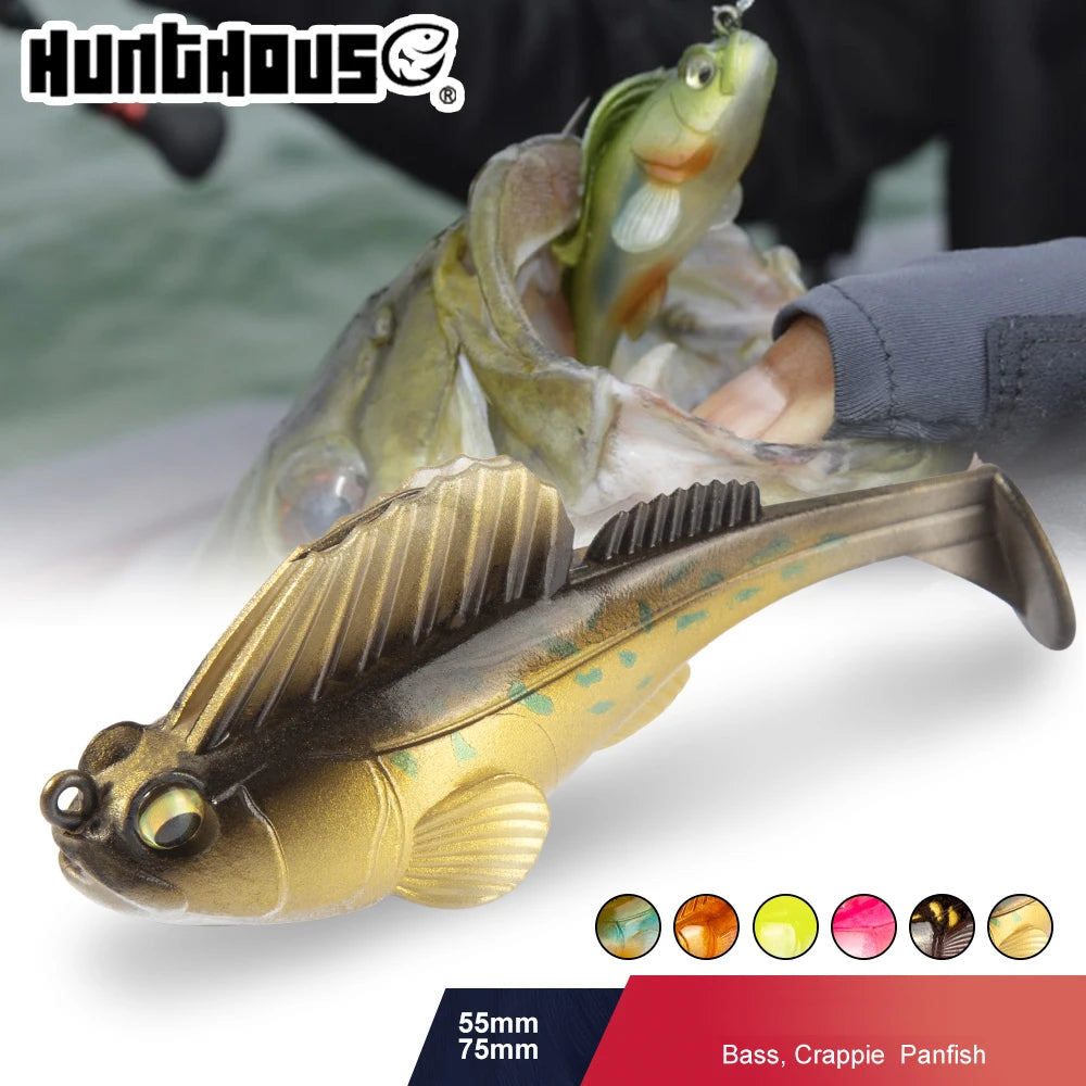 Hunthouse Soft Fishing Bait Jig Soft Lure 7/10/14/21/28g Swimbait Wobblers Pike Bass Shad For Fishing Perch Saltwater Fish lw226