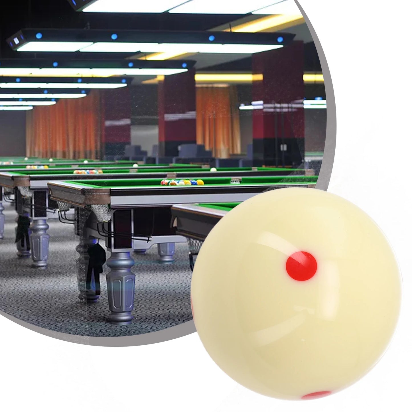 Billiards Table Ball Roundness Sporting Goods Standard 2-1/4" Standard 2-1/4\" 1 Piece Training 165g 6 Dot Blue