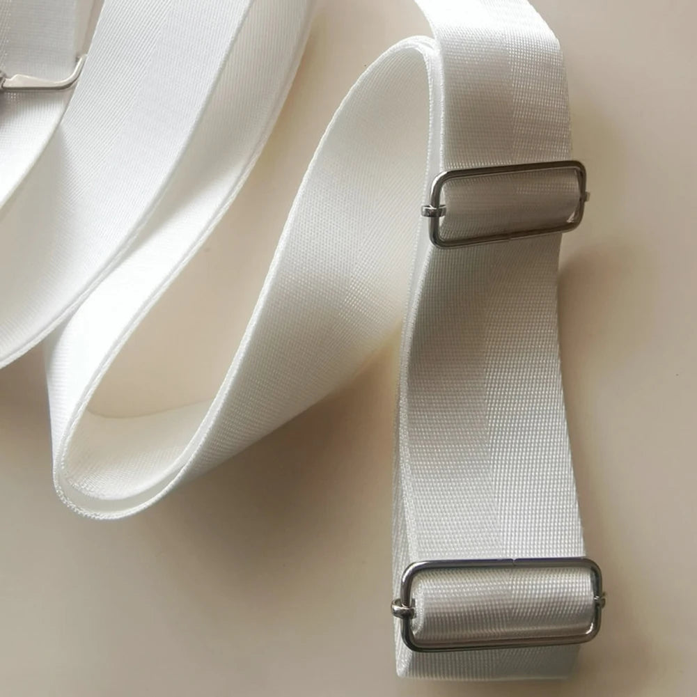 High Quality Sporting Goods Brand New Tennis Net Center Strap 220*5cm Adjustable Net Nylon Tennis Accessories White