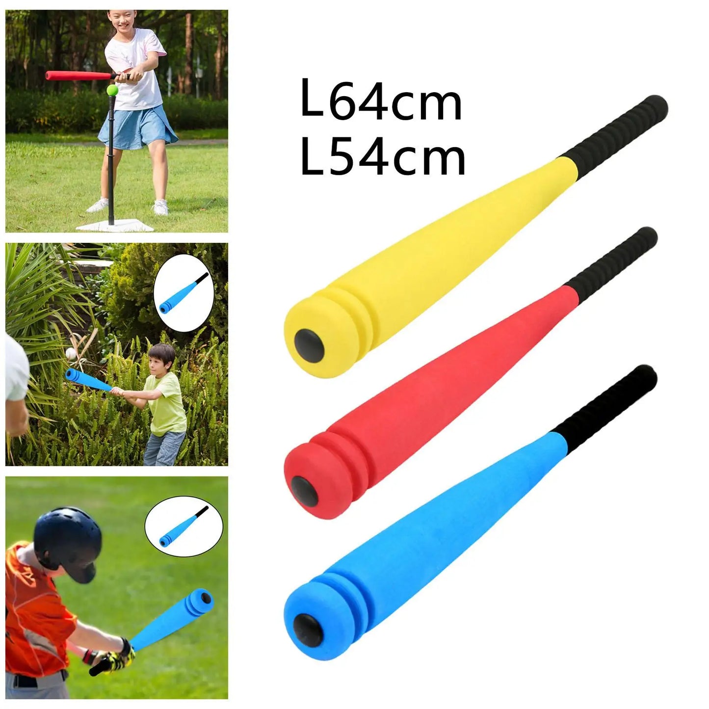 Mini Sponge Baseball Bat Toy Educational Sporting Goods with Rack Training Set Soft Children'