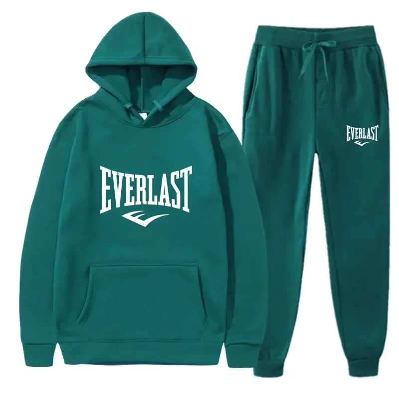 2025 new letter print men's hoodie suit informal clothing for boys fitness clothes running sportswear for men
