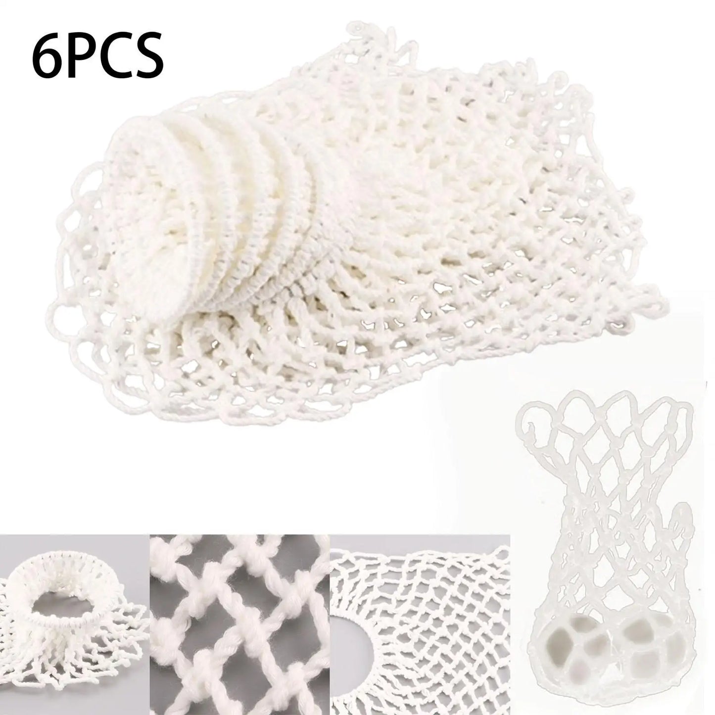 6Pcs Billiards Table Pocket Heavy Duty Drop Bag Nets Snooker Nets Pool Table Accessories Pool Table Pocket Nets Billiard Pocket