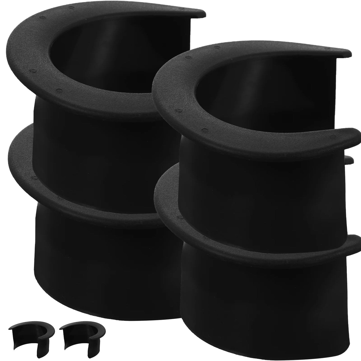 6 Pcs Pool Table Pocket Liners Billiards Table Liner Billiard Net Frame Eco Friendly Black Plastic Replacement Accessories For