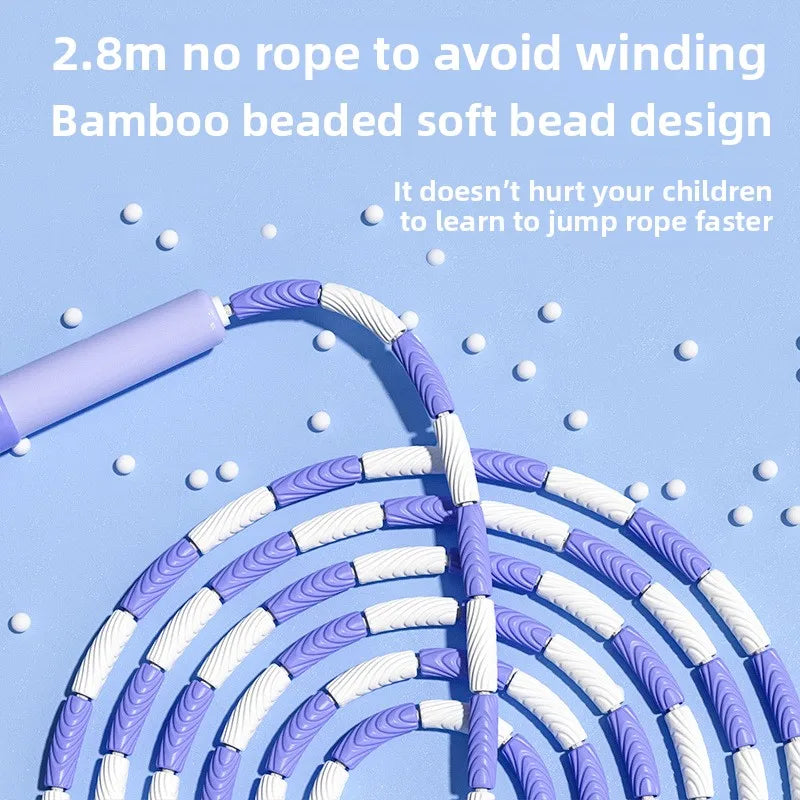 Children's Bamboo Jump Rope Fitness Sports Beginner Elementary School Students Professional Jump Rope Sporting Goods