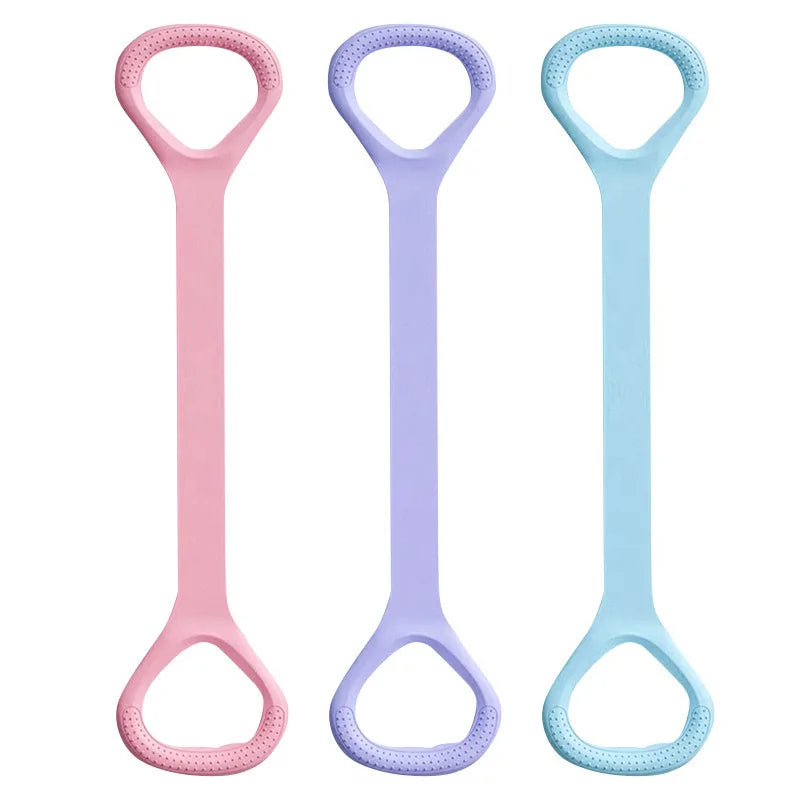 8-word pull-up device, female hunchback, back opening, elastic band, home yoga, back beauty, weight loss, fitness, elastic rope