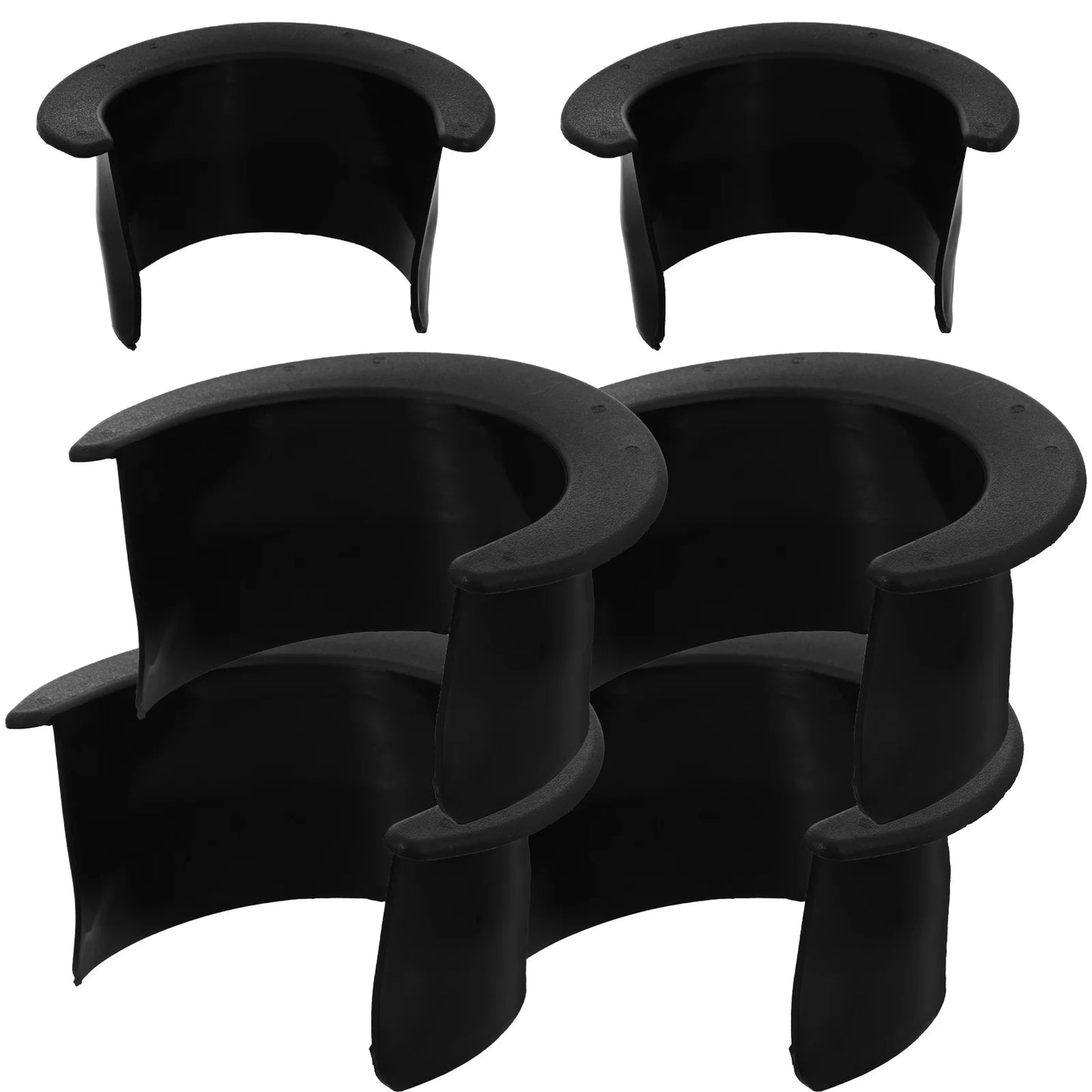 6 Pcs Pool Table Pocket Liners Billiards Table Liner Billiard Net Frame Eco Friendly Black Plastic Replacement Accessories For