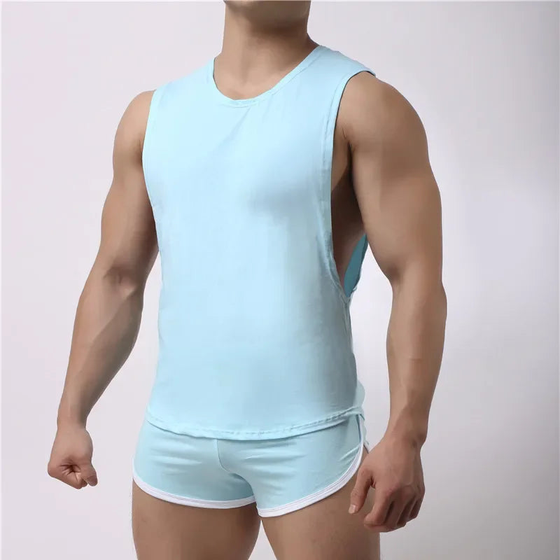 Gyms Clothing Bodybuilding Tank Top Men Fitness Singlet Sleeveless Shirt Cotton Muscle Guys Brand Undershirt for Boy Vest