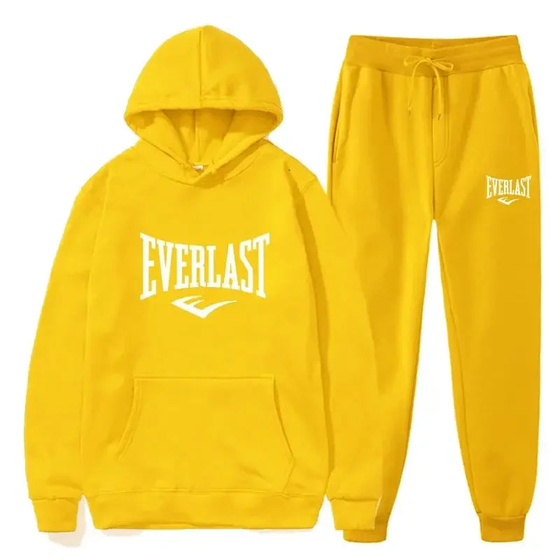 2025 new letter print men's hoodie suit informal clothing for boys fitness clothes running sportswear for men