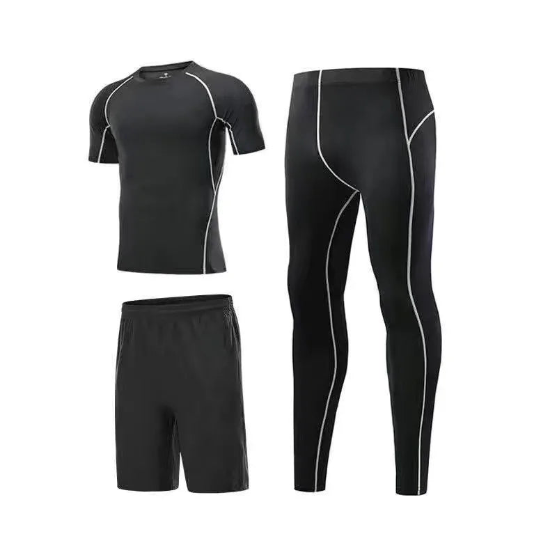 2025 Kids Running Sets 3 PCS Quick Drying Summer Clothing for Girls Basketball Soccer and Fitness Children Sports Sets