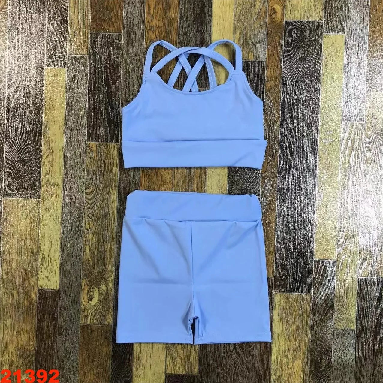 BABY Gym Yoga sets for Girls Yoga vest shorts clothes 1 to 8 years children clothes cotton comfortable fitness special