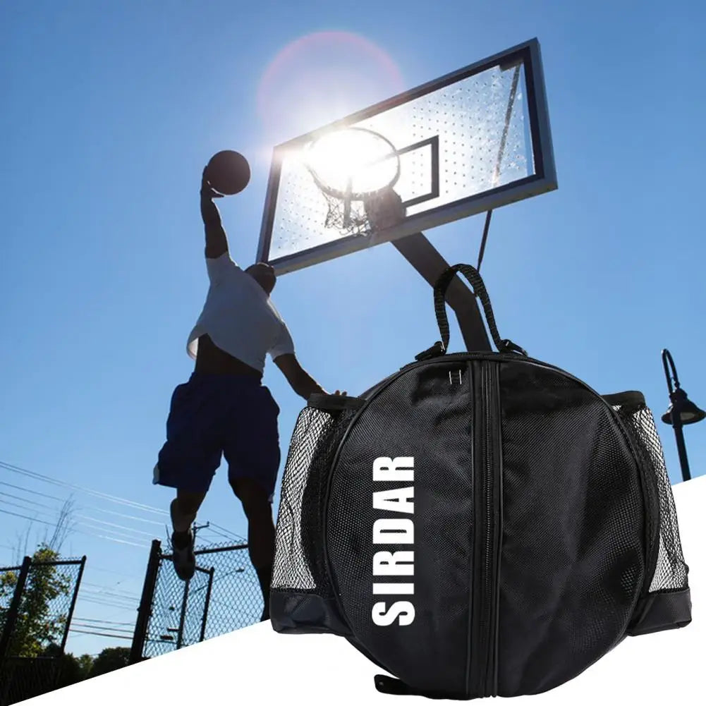 Convenient Outdoor Ball Sports Carrying Backpack Adjustable Basketball Backpack Multifunctional Sporting Goods
