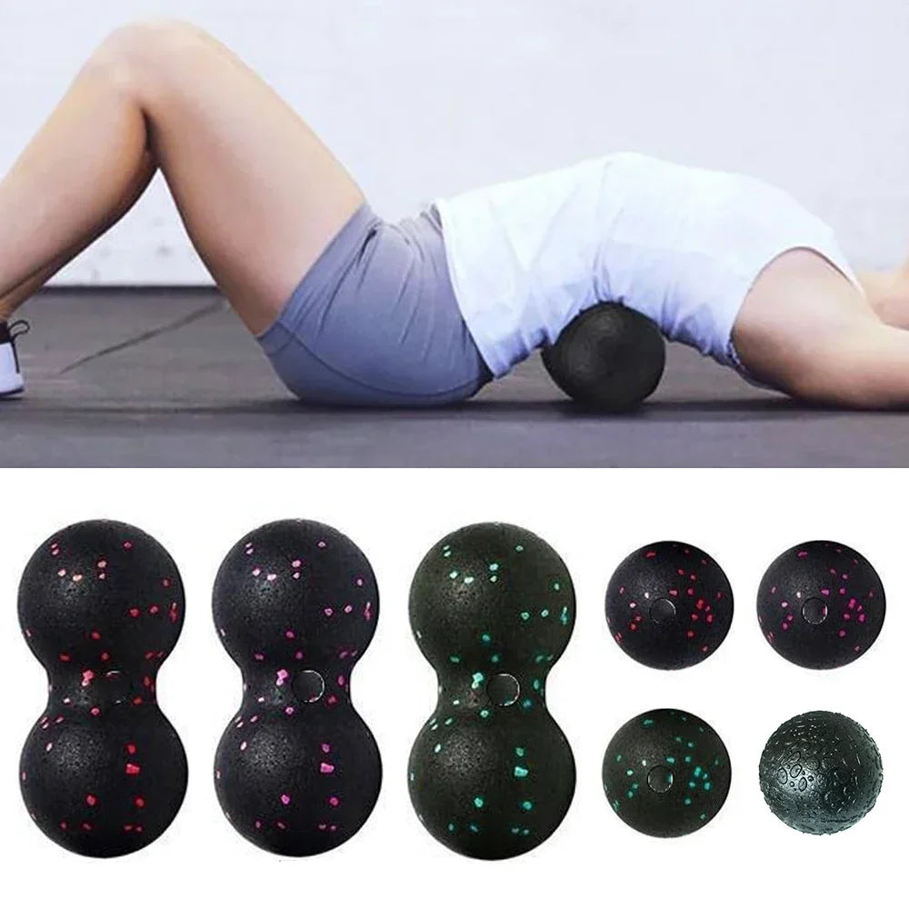EPP 8cm Peanut Ball – High-Density Myofascial Release Massage Ball for Muscle Relaxation, Yoga, Fitness & Pain Relief