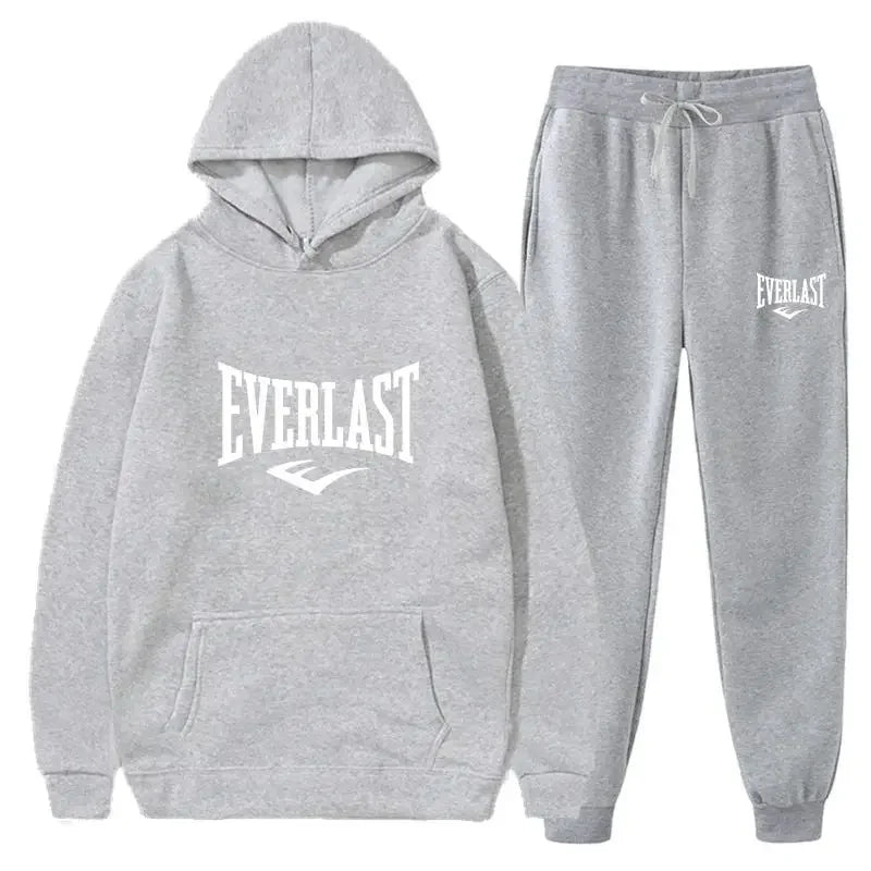 2025 new letter print men's hoodie suit informal clothing for boys fitness clothes running sportswear for men