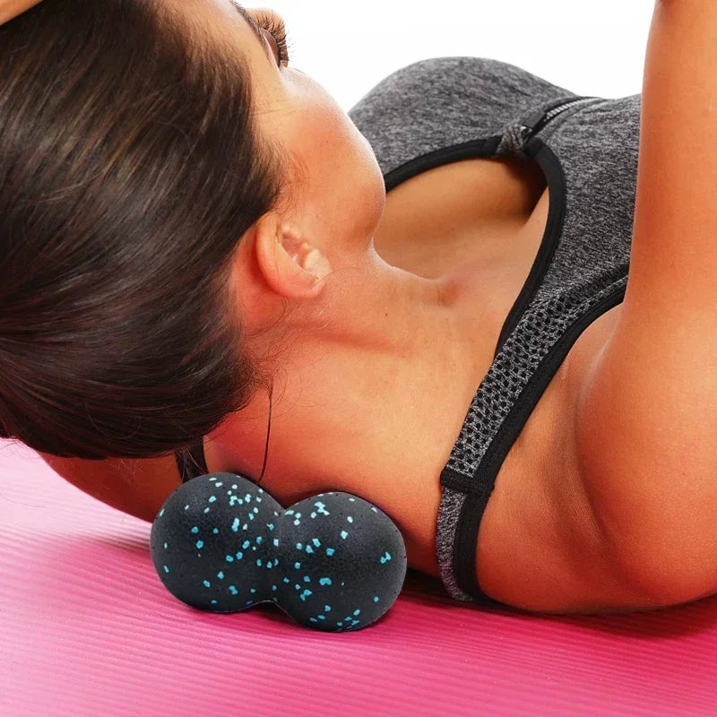 EPP 8cm Peanut Ball – High-Density Myofascial Release Massage Ball for Muscle Relaxation, Yoga, Fitness & Pain Relief