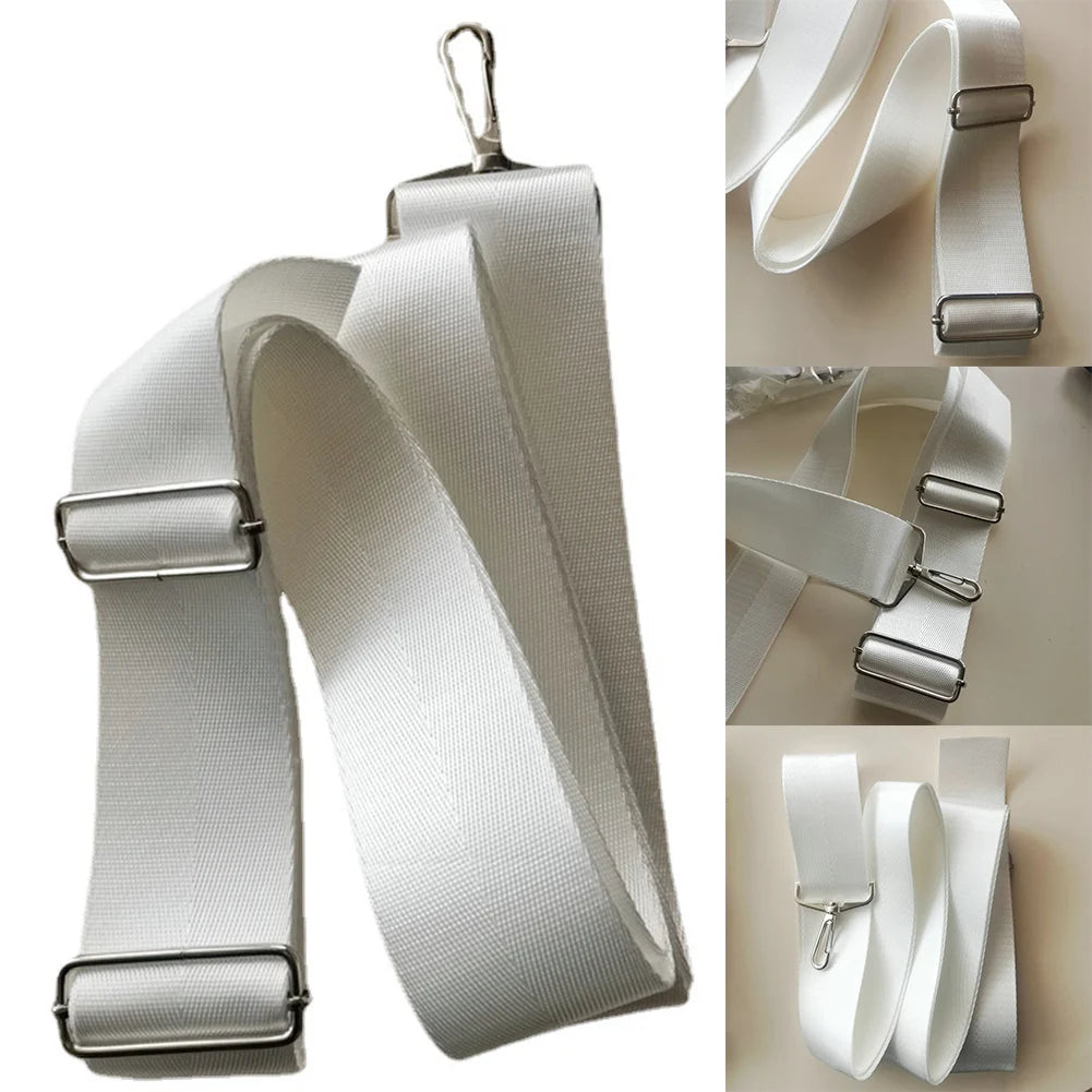 High Quality Sporting Goods Brand New Tennis Net Center Strap 220*5cm Adjustable Net Nylon Tennis Accessories White