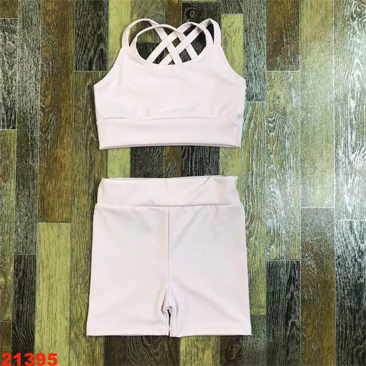 BABY Gym Yoga sets for Girls Yoga vest shorts clothes 1 to 8 years children clothes cotton comfortable fitness special