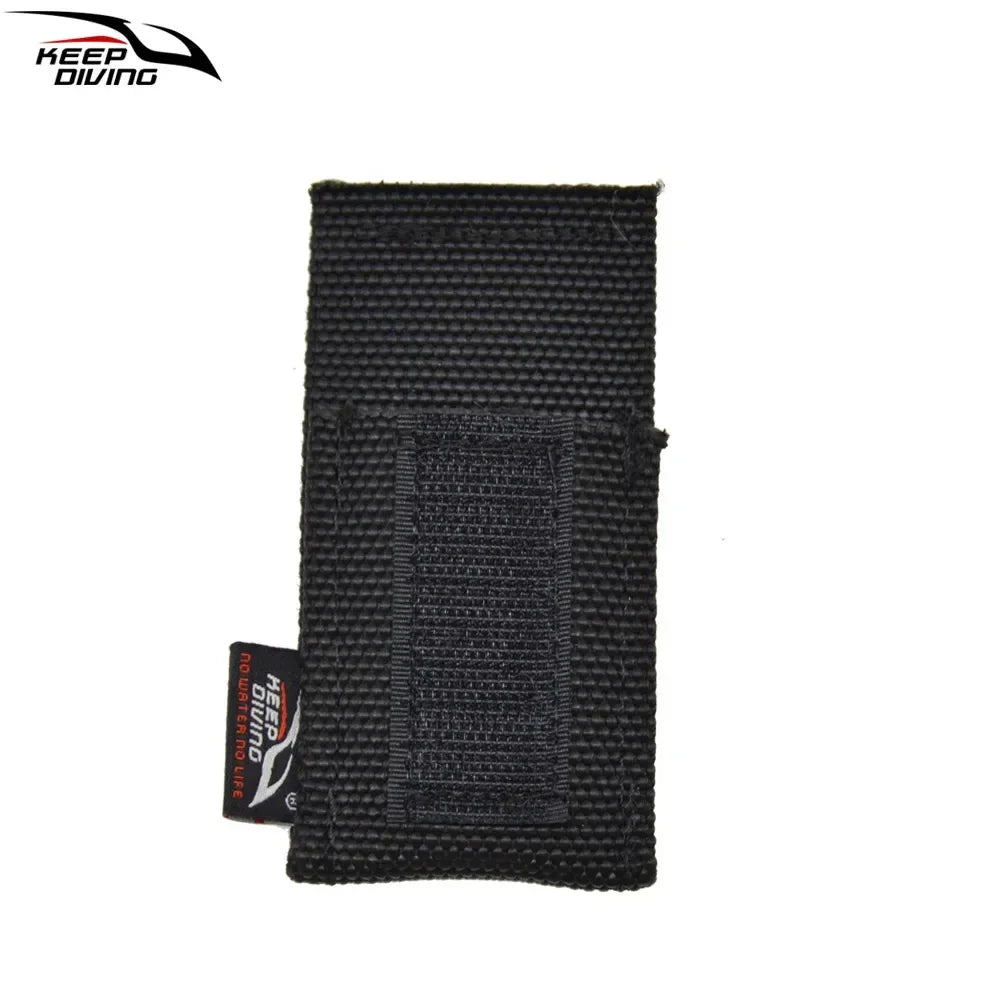Scuba Diving Shears Cover Detachable Strap Underwater Cutting Knifes Bag Strap Wear Corrosion Resistant Durable Sporting Goods