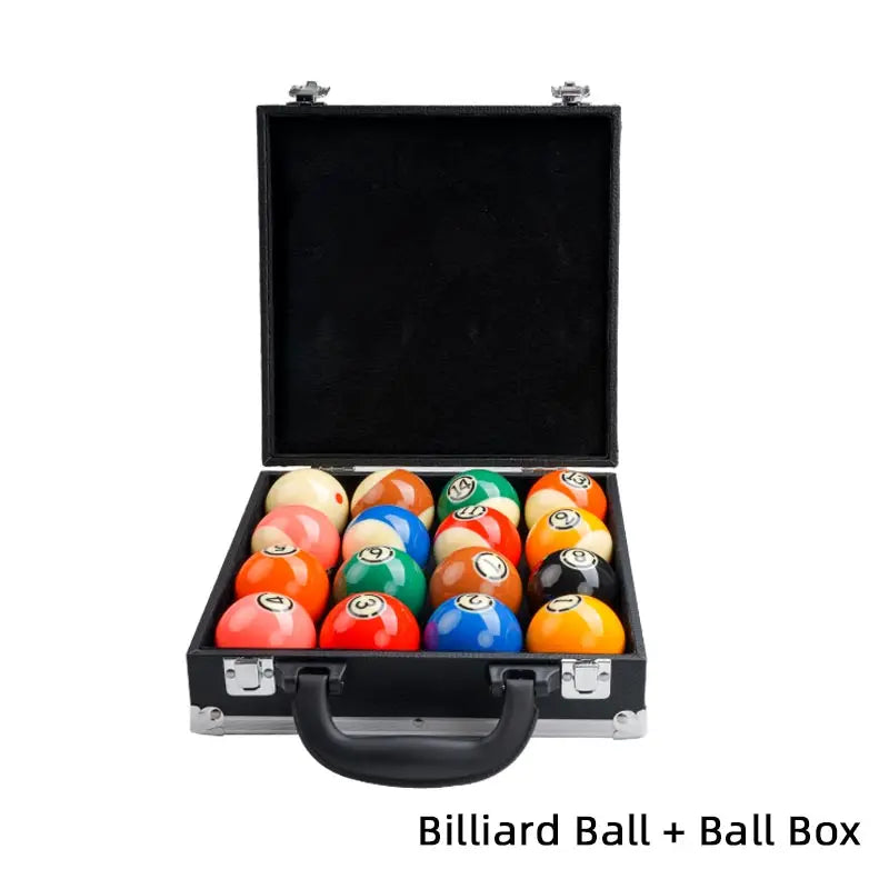 KONLLEN Balls AXD Billiard Pool Balls Set 16pcs 57.2mm Resin Balls Including Ball Box Pool Table Balls Billliards Accessories