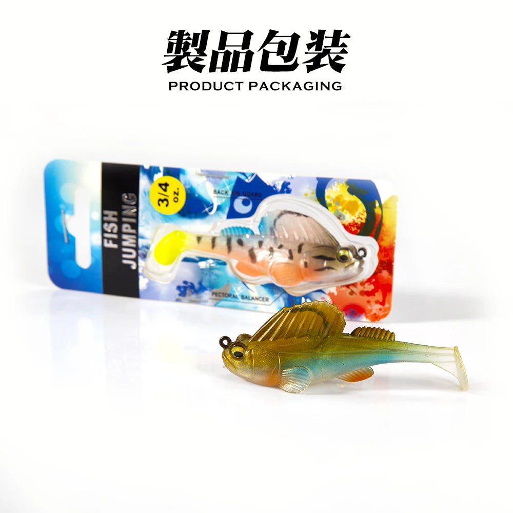 Hunthouse Soft Fishing Bait Jig Soft Lure 7/10/14/21/28g Swimbait Wobblers Pike Bass Shad For Fishing Perch Saltwater Fish lw226