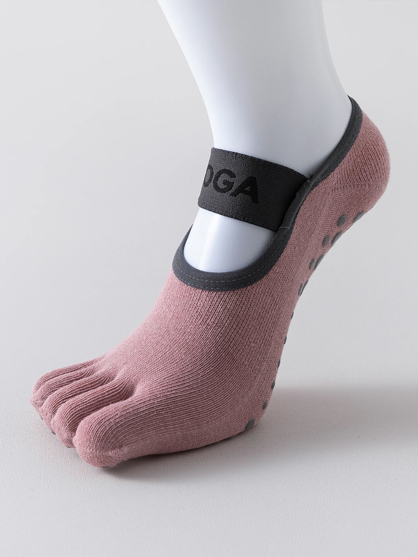 1 pair of women's five finger socks, professional anti slip yoga socks, Pilates fitness socks
