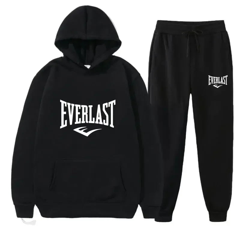 2025 new letter print men's hoodie suit informal clothing for boys fitness clothes running sportswear for men