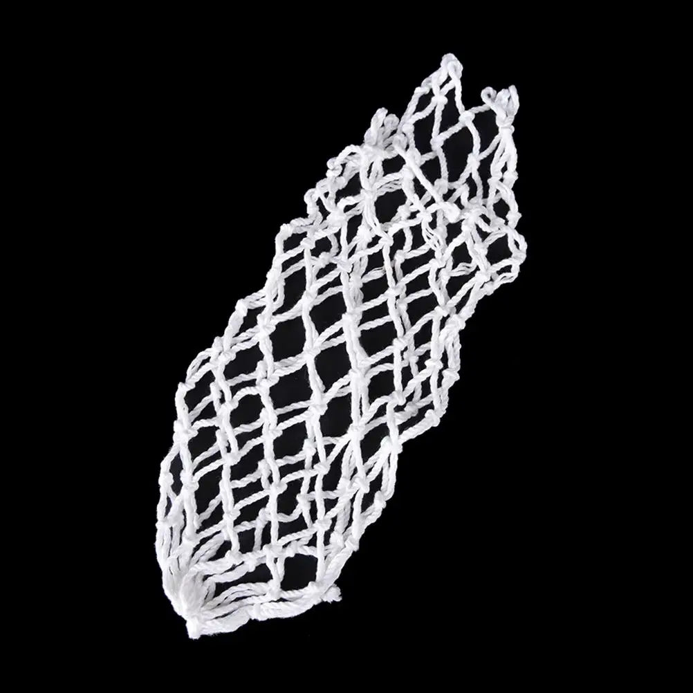 6PCS/Set Billiard Pool Snooker Table Mesh Net Bags Pockets Club Kit Snooker Accessories White Color 27X11cm