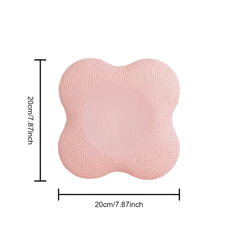 TPE Thickened Anti Slip Yoga Kneeling Protective Pad Knee Soft Flat Support Rebound Non-Slip Sports Fitness Mat Shock Absorption