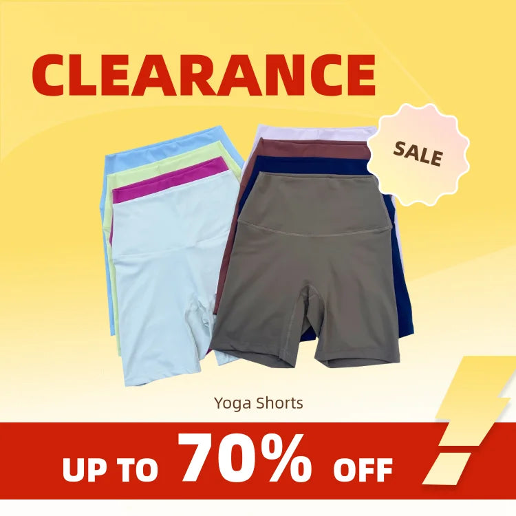 Clearance_Women Sports Biker Shorts Women Naked Feeling High Waist Yoga Shorts Push Up Fitness Leggings Tummy Control Yoga Slim