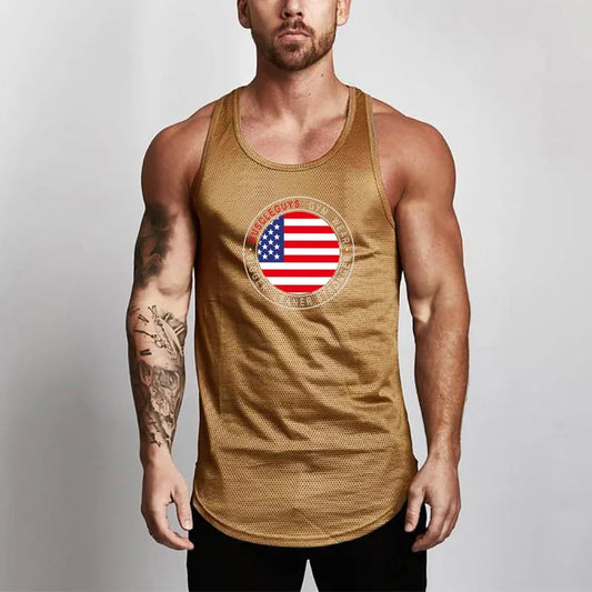 Muscleguys Cotton Gyms Tank Tops Men Sleeveless Tanktops For Boys Bodybuilding Clothing Undershirt Fitness Stringer Workout Vest