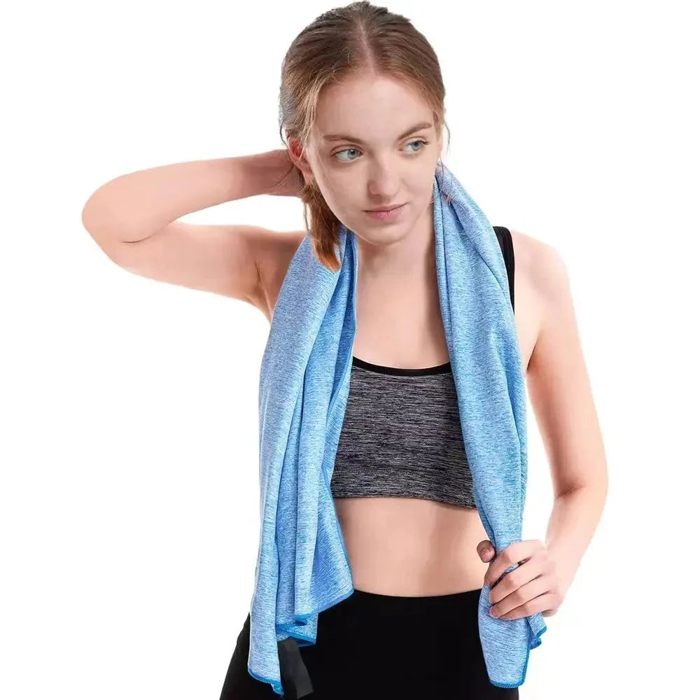 Microfiber Quick Dry Gym Towel Silver Ion Odor Free Fast Drying Workout Towel Absorbent Sweat Wicking for Men Women Fitness Yoga