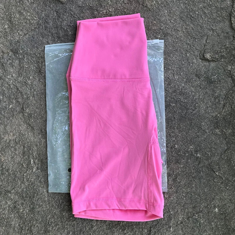 Clearance_Women Sports Biker Shorts Women Naked Feeling High Waist Yoga Shorts Push Up Fitness Leggings Tummy Control Yoga Slim
