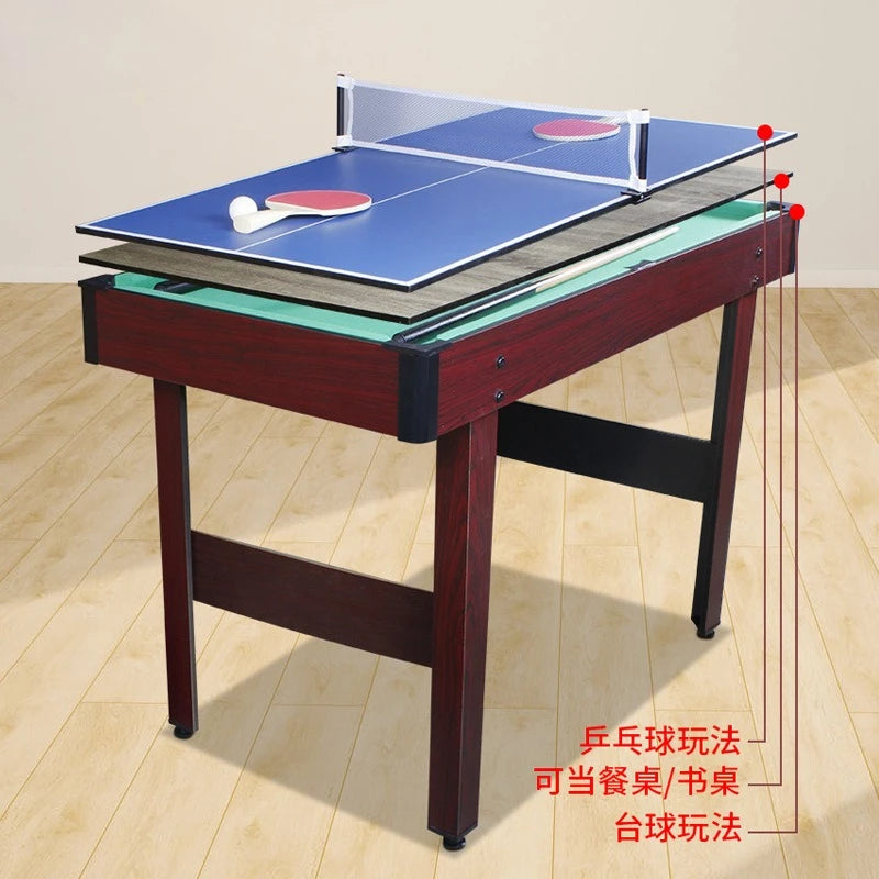 Professional 7ft Folding Pool Table, MDF Board & Waterproof Felt for Home/Bar, 24H Shipping + Free Accessories Kit