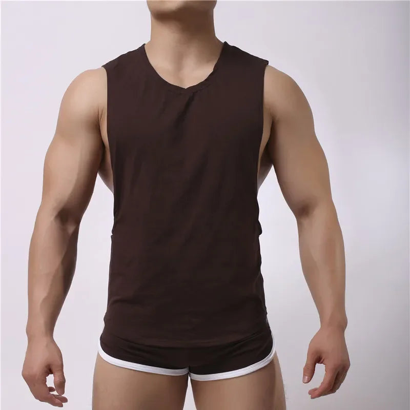 Gyms Clothing Bodybuilding Tank Top Men Fitness Singlet Sleeveless Shirt Cotton Muscle Guys Brand Undershirt for Boy Vest