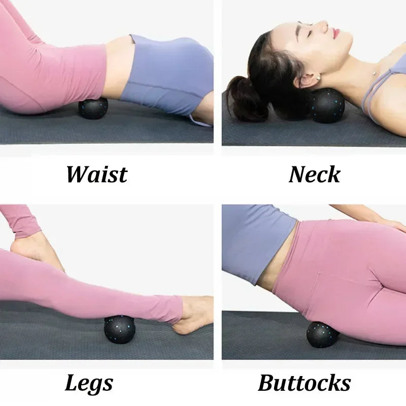 EPP 8cm Peanut Ball – High-Density Myofascial Release Massage Ball for Muscle Relaxation, Yoga, Fitness & Pain Relief