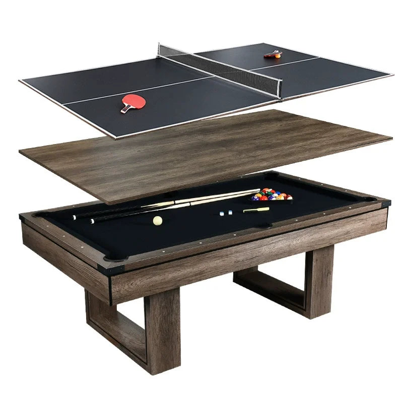 Professional 7ft Folding Pool Table, MDF Board & Waterproof Felt for Home/Bar, 24H Shipping + Free Accessories Kit