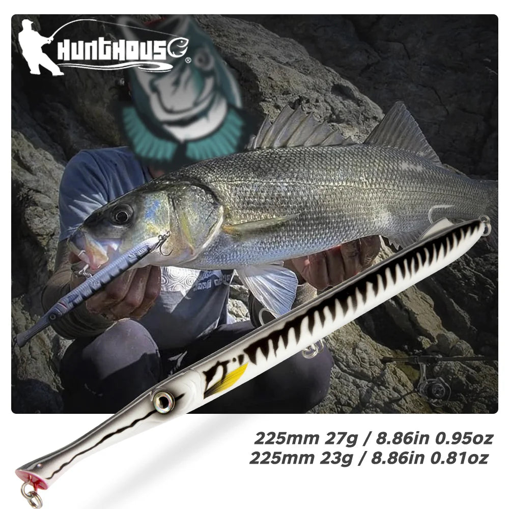 Hunthouse DON BELONE Spinning Lures Savage Gear Fishing Pencil Baits Stickbait Tuna Predator 23g/27g Seabass Tuna Undefined Bait