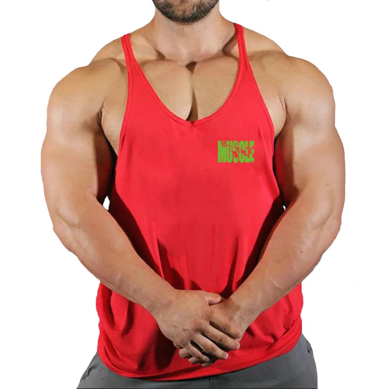 Muscle Guys Cotton Gym Tank Tops Men Sleeveless Tank Tops For Boys Bodybuilding Clothing Undershirt Fitness Stringer Vest