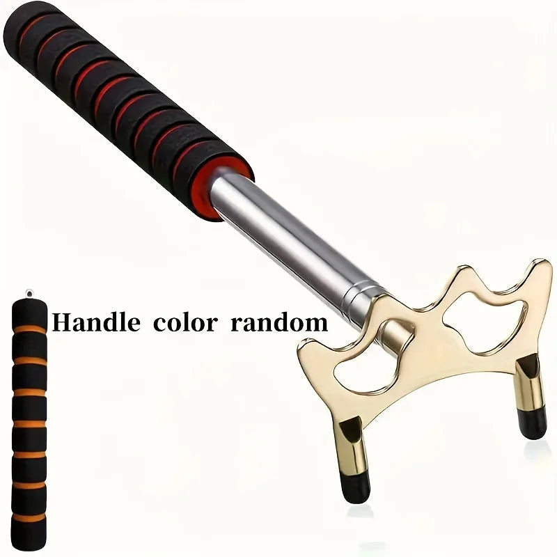 Retractable Billiards Cue Rest with Removable Brass Bridge Head, Pool Cue Stick, Snooker Table Accessories