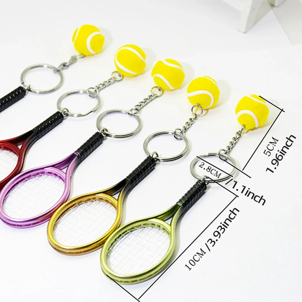 Golf Ball Key Chain Top Grade Metal Keychain Car Key Chain Key Ring Sporting Goods Sports Gift for Man Souvenir Ball Key Ring
