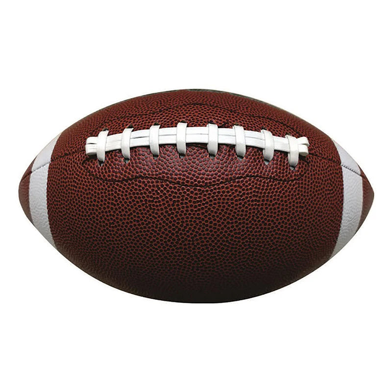 Standard 8.5inch American Football Soccer Rugby PVC Football Sports Football For Men Women Children Can Inflatable Sporting Good