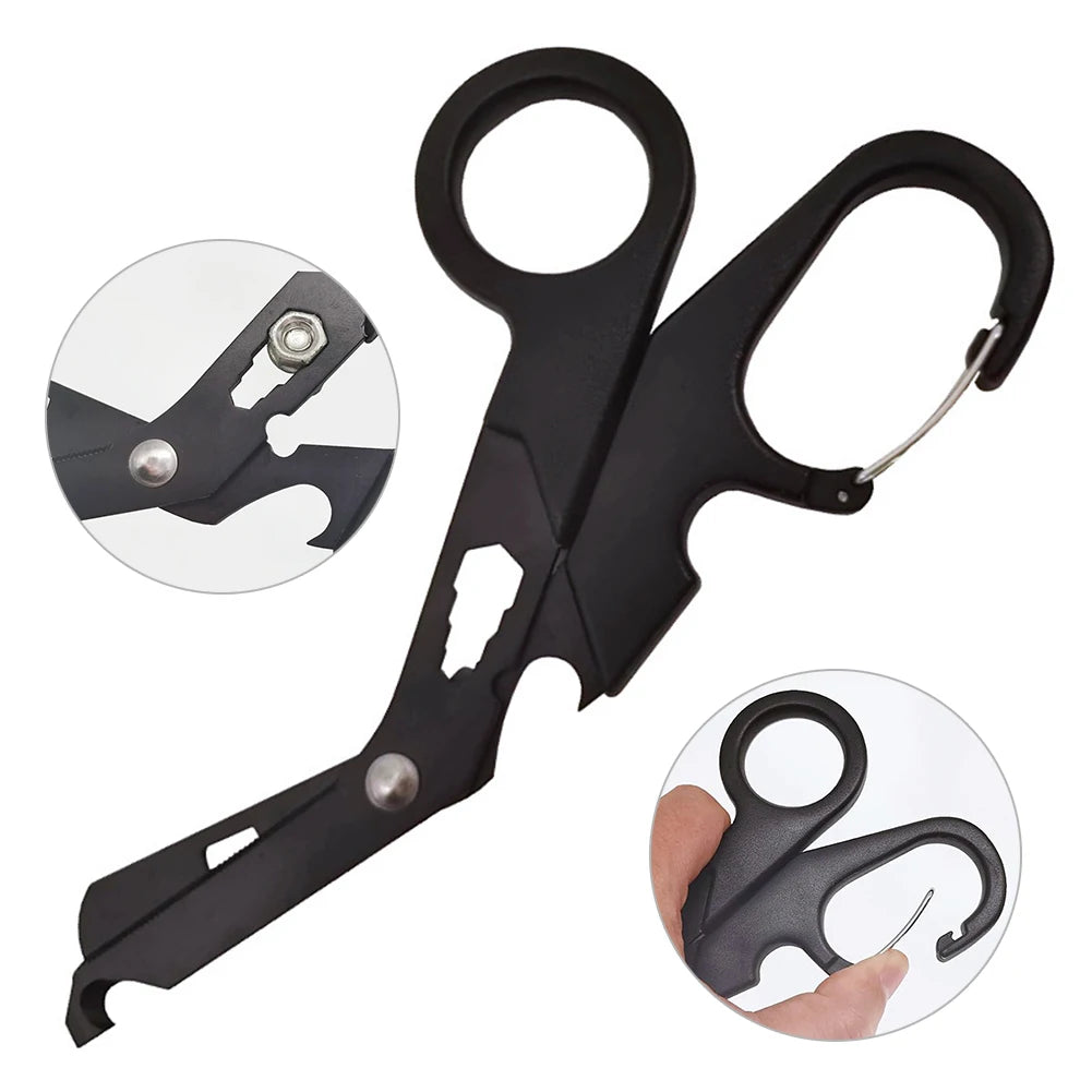 Sporting Goods Multifunctional Tool Rescue Scissors Sports Trauma Shears Survival Rescue Scissors Stainless Steel Tool Gear