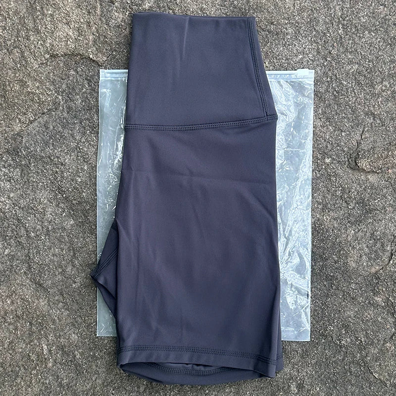 Clearance_Women Sports Biker Shorts Women Naked Feeling High Waist Yoga Shorts Push Up Fitness Leggings Tummy Control Yoga Slim
