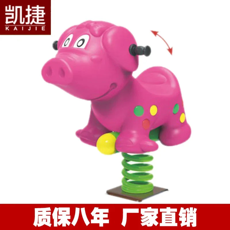 Fitness path outdoor, fitness equipment, community square sporting goods, children's rocking music rocking horse