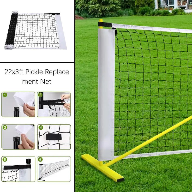 Outdoor Sport PickleballTraining Net Standard Size Portable Sport Fitting For Fitness Volleyball Multifunctional Sporting Goods