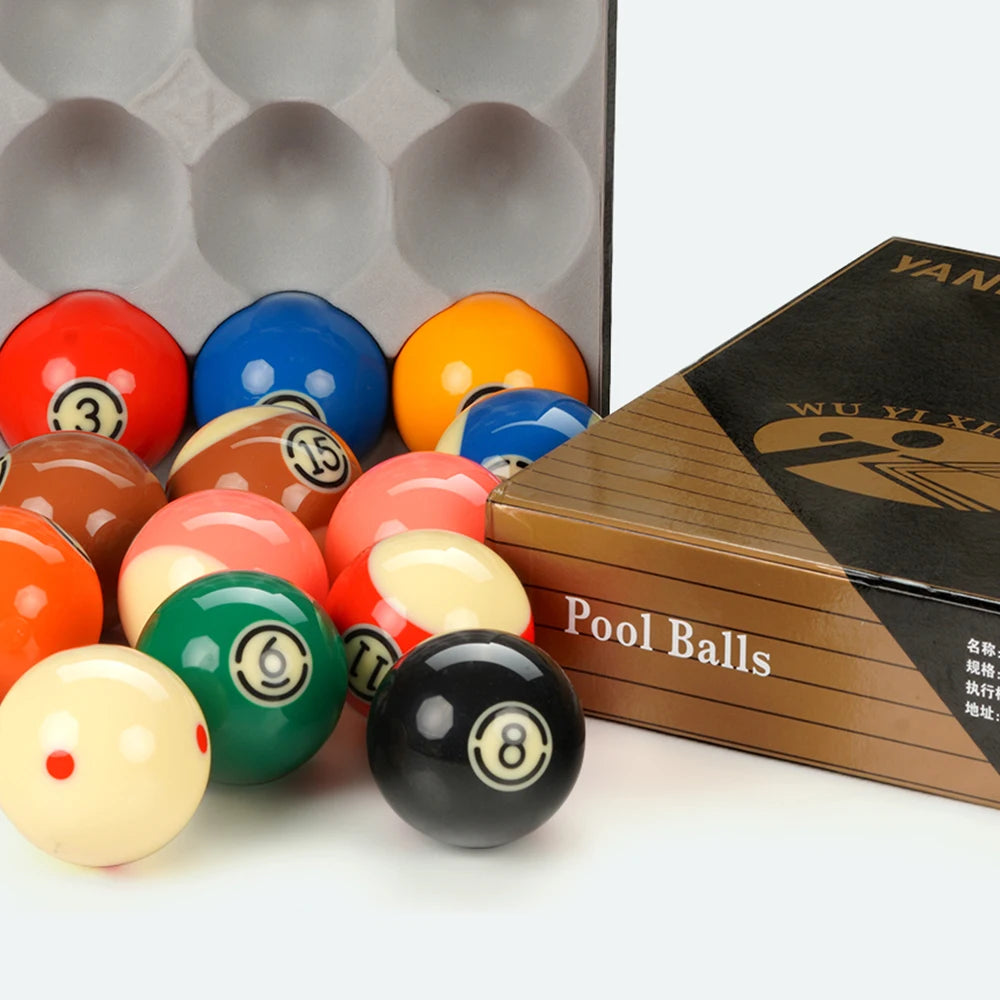 TV-Pro-Cup Billiards Table Balls Set 2-1/4inch 57.2/52.5mm Billard Resin Pool Cue Balls Full Set Snooker Billiard Accessories