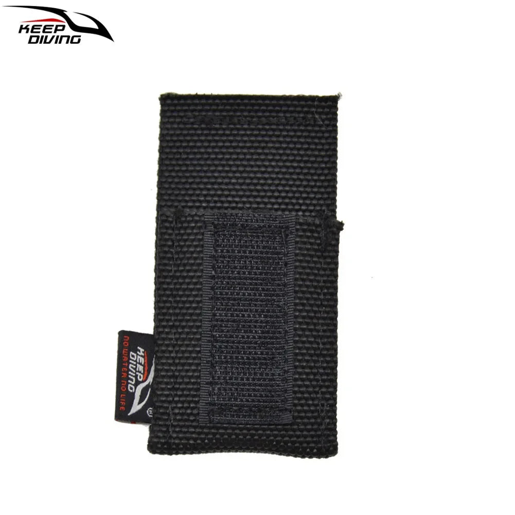 Scuba Diving Shears Cover Detachable Strap Underwater Cutting Knifes Bag Strap Wear Corrosion Resistant Durable Sporting Goods