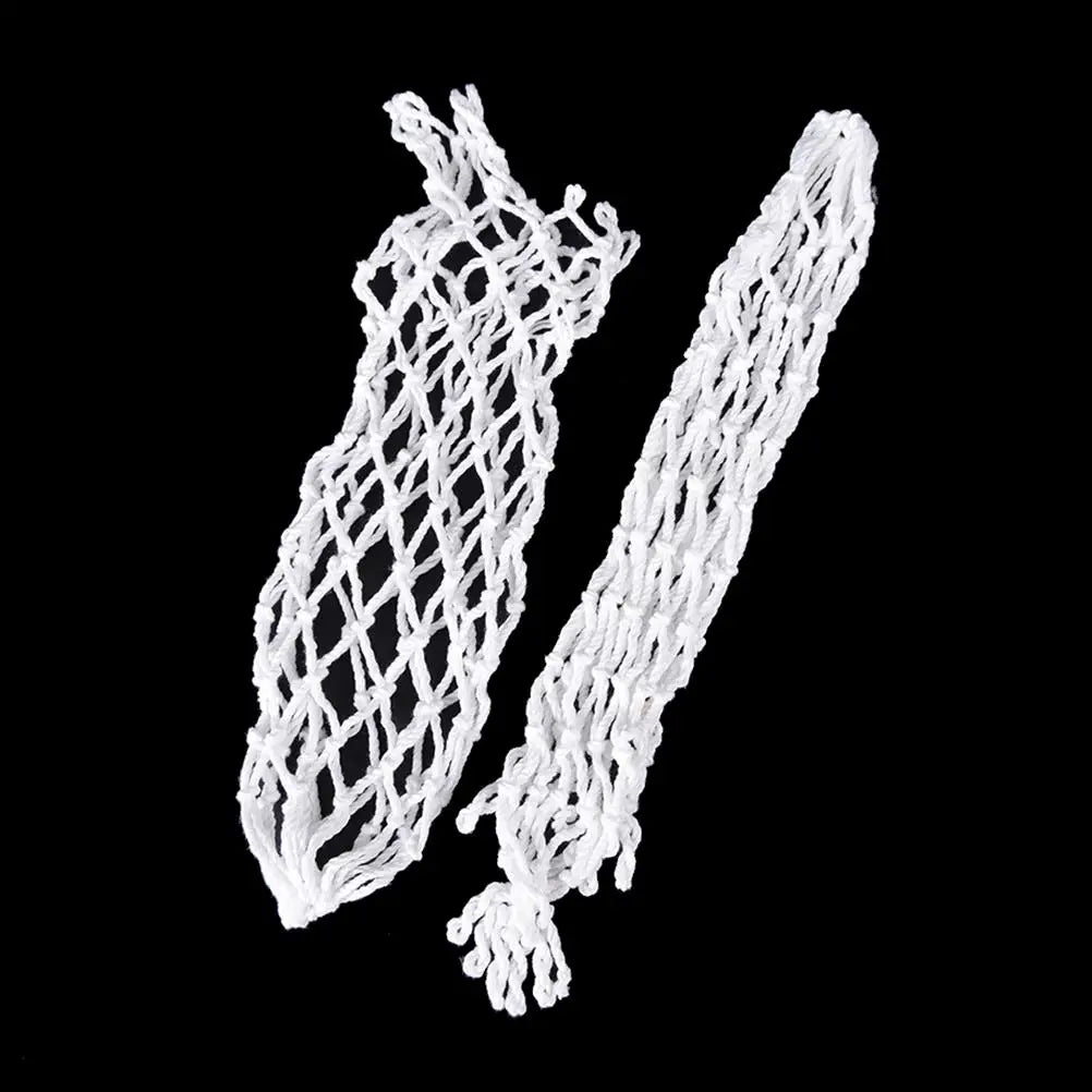 6PCS/Set Billiard Pool Snooker Table Mesh Net Bags Pockets Club Kit Snooker Accessories White Color 27X11cm