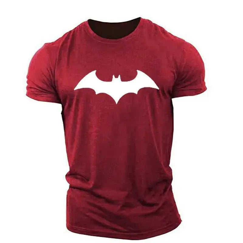 New Beast Kingdom Batman Movie Peripheral Print T-Shirt Creative Handsome Personality Quick Dry Boys Fitness Short Sleeve Top