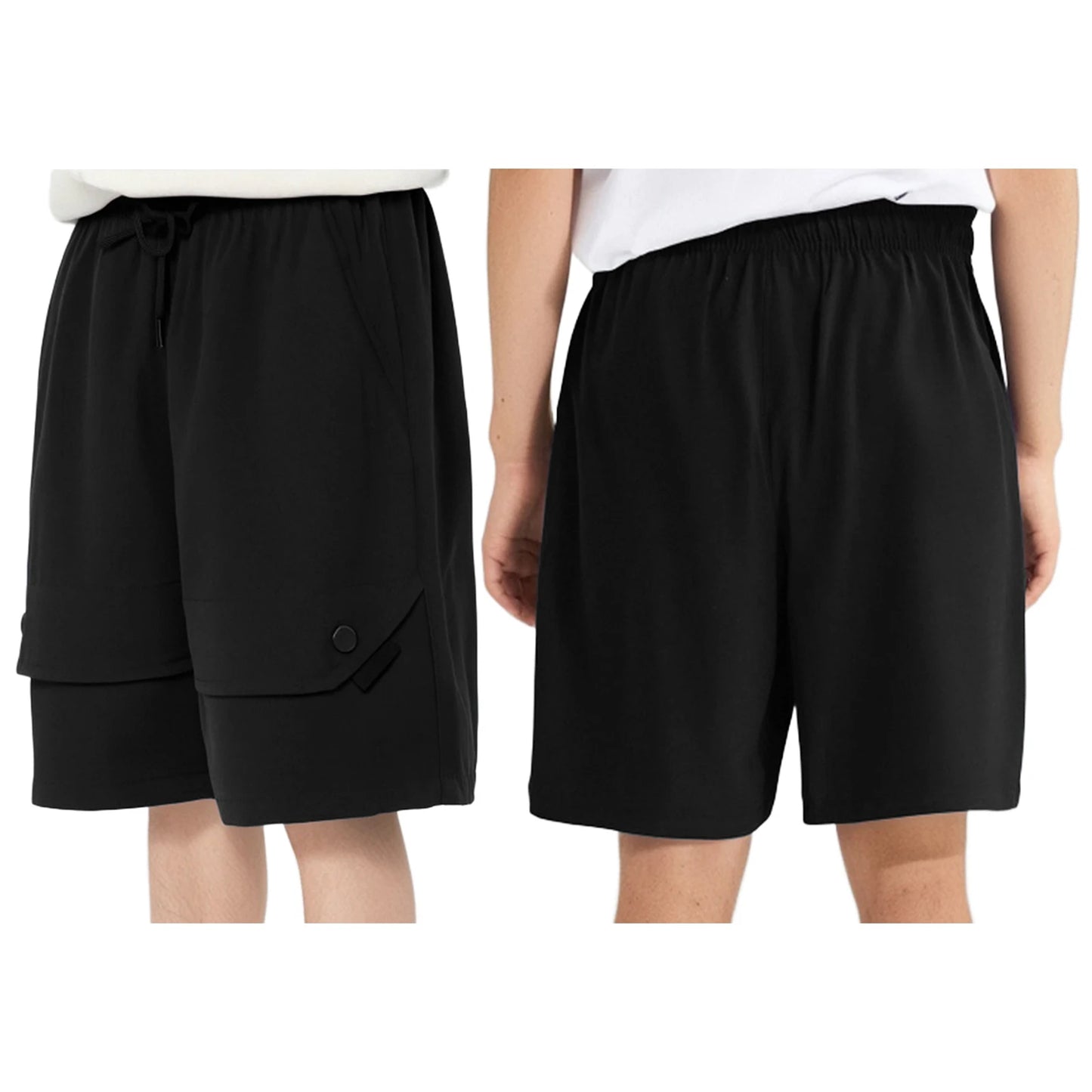 Children Running Shorts Summer Gym Sportswear Boys Jogging Outdoor Sports Shorts Fitness Quick-drying Breathable Kids Clothing
